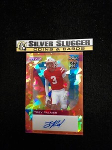 2023 Trey Palmer Leaf Vivid Auto Cracked Ice /3 #BA-TP1 RC Rookie Card