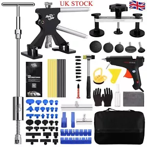 Auto Paintless Dent Removal Kit PDR Slide Hammer Puller Tab Car Hail Repair Tool - Picture 1 of 10