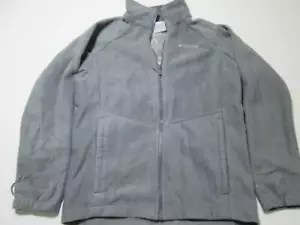Columbia Unisex Youth Size L Windbreaker Jacket Gray Lined Outerwear - Picture 1 of 7