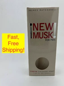 New Musk by Prince Matchabelli for Men 2.85 oz Fresh Cologne Spray - Picture 1 of 5
