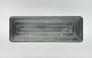 Harley portatarga d'epoca amplificatore targa riga singola alluminio US Car - Foto 1 di 4