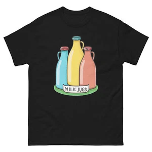 Milk Jugs Farming Rural Life Agriculture T-Shirt - Picture 1 of 13