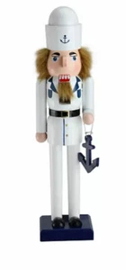Northlight Sailor with Anchor Wooden Christmas Nutcracker - Picture 1 of 1