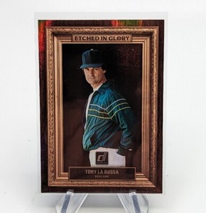 Tony La Russa 2023 Panini Donruss Baseball Etched In Glory Case Hit SSP #EG3 HOF