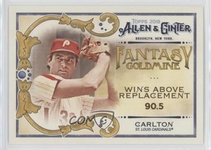 2018 Topps Allen & Ginter's Fantasy Goldmine Steve Carlton #FG-47 HOF