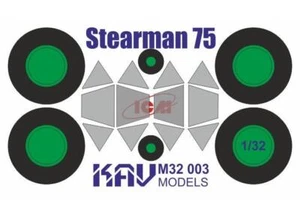 Paint mask for Boeing Stearman 75 'Kaydet' (ICM/Revell) - Picture 1 of 1