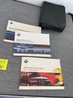 2000 BMW E46 Sedan 323i 328i Owners Manual Books    #543 - Image 1 of 4