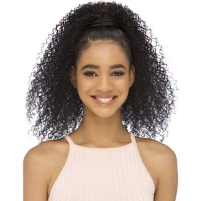 Bollo de bolsillo Beverly Johnson 16" mediano rizado Foto 1 de 4