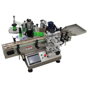 Automatic High Speed Round Bottle Labeling Machine Desktop Labeler Conveyor 110V - Picture 1 of 24