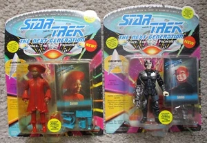 Figuras de acción de Star Trek: The Next Generation PLAYMATES (1993) Guinan & Locutus - Imagen 1 de 5