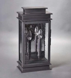 Northeast Lantern Antique Dark Brass wall sconce light wired Indoor Outdoor New - Picture 1 of 15