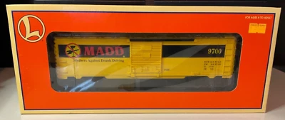Lionel 1996 M.A.D.D. Mothers Against Drunk Drivers Boxcar #6-26239 - Image 1 of 4