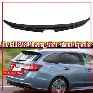 Fits 14-19 SUBARU LEVORG 5D VM Rear Middle Rear Trunk Spoiler Painted Black - Picture 1 of 4