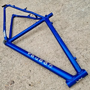 Voodoo Bantu Mountain bike frame Joe Murray Aluminium Blue retro 1998 bicycle - Picture 1 of 24