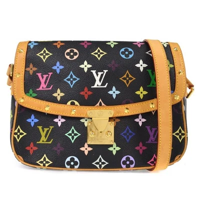 Bolso de Hombro Louis Vuitton Negro Multicolor Sologne M92639 VI1023 NQ00088 Foto 1 de 4