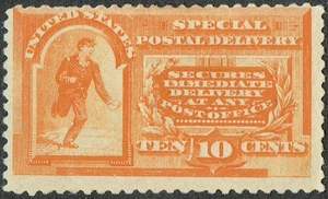 USA 1893 Special Delivery Scott E3 MHR (CV: $300 US) - Picture 1 of 2