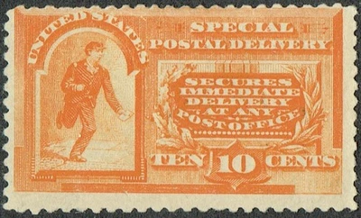 USA 1893 Special Delivery Scott E3 MHR (CV: $300 US) - Image 1 of 2