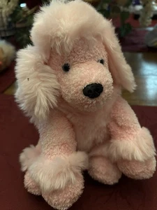 Pink Poodle Stuffed Animal Plush  - Picture 1 of 3