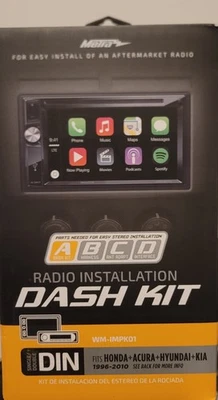 Metra Radio Installation Kit – Fits Honda, Acura, Hyundai & Kia 1996–2010 - Image 1 of 2