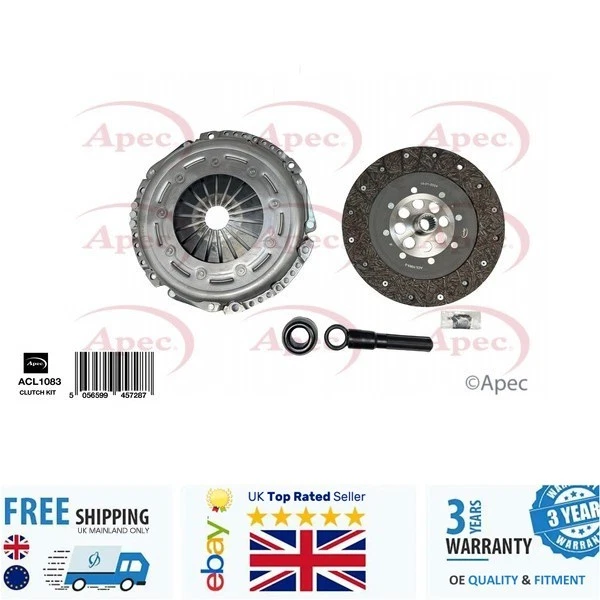 Clutch Kit ACL1083 For Vauxhall CROSSLAND Peugeot PARTNER  508 1610796580 APEC - Image 1 of 1