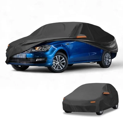 Car Cover Waterproof All Weather for Volkswagen Polo Hatchback Aluminum Film - Image 1 of 4