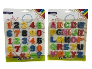 LETTERE E NUMERI MAGNETICI IMPARARE A LEGGERE SCRIVERE E CONTARE MISURANO CM 3,3 - Imagen 1 de 5