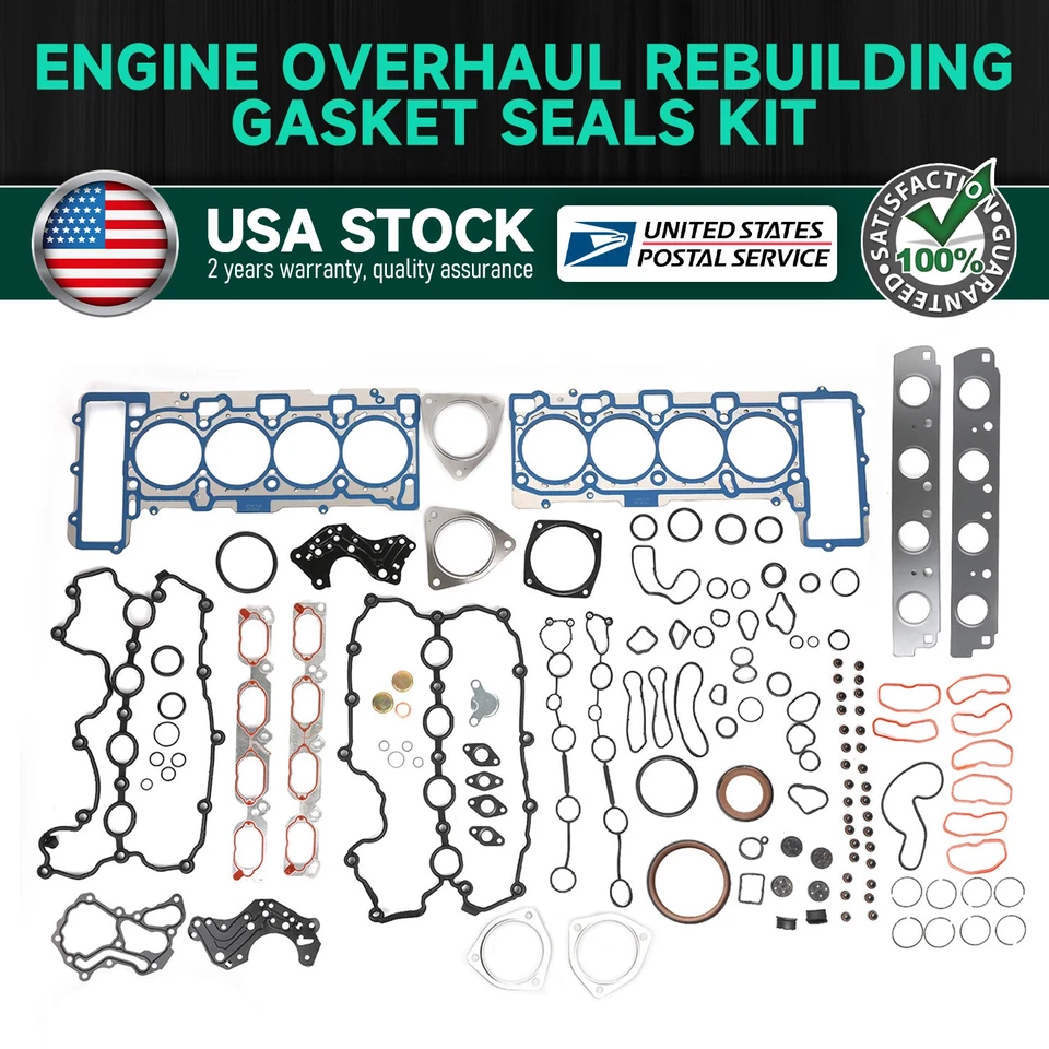 Kit de sello de junta de revisión de motor FSI de 4,2 L para Audi S5 A6 A8 Q7 VW Touareg Foto 1 de 4