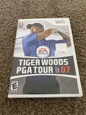 Juego Nintendo Wii Tiger Woods Golf PGA Tour 2007 con Manual Coleccionable De Colección Foto 1 de 4