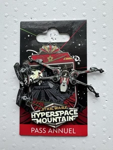 Disneyland Paris Hyperspace Mountain Annual Passholder Pin DLP Disney Star Wars - Picture 1 of 2