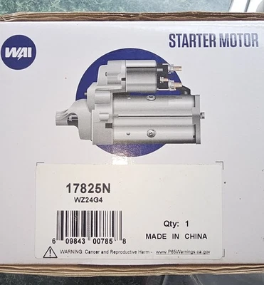 * NEW * WAI 17825N Starter Motor - Image 1 of 4
