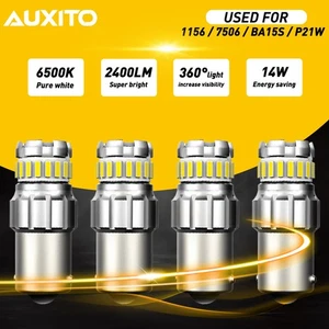 AUXITO 1156 5008 7506 1141 Backup Reverse LED Light Bulbs 4800LM 6500K 4X Bright - Picture 1 of 12