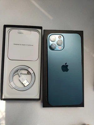 Apple iPhone 12 Pro Max 512GB 256GB  128GB Unlocked Very Good Condition with BOX - Image 1 of 4