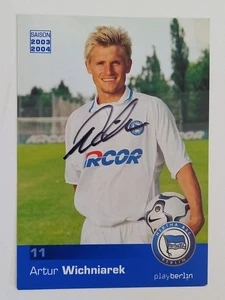 Artur Wichniarek - Fußball herta BSC Berlin - original Autogramm - ca. 15x10cm - - Picture 1 of 1