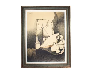 Nicholas Takis Abstraktes Stillleben Tuschezeichnung - Bild 1 von 8