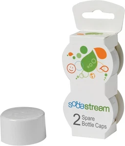SodaStream Bottle Caps, White, 2-Pack White  - Picture 1 of 4