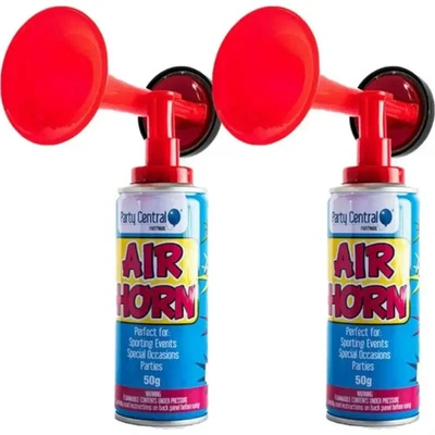 2 Sets of Air Horn Handheld Airhorn Boat Fog Warning Trump - 50g/250ml - image 1 of 4