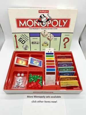 Monopoly Board Game Waddingtons ***100% Complete*** Family Christmas Xmas Games - Image 1 of 4