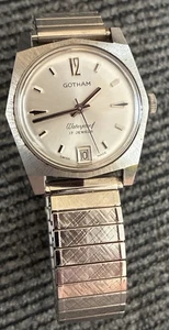 Reloj Hombre De Colección Gotham Automático Incabloc Antimagnético Impermeable 17 Joyas - Imagen 1 de 15