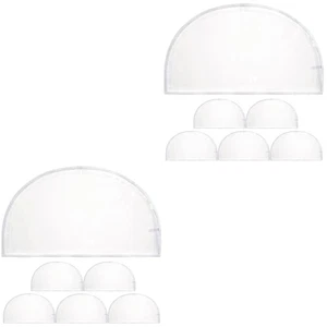 2 Count Dust-proof Shoulder Cover Travel Closet Garment Plastic Covers Store - Picture 1 of 12