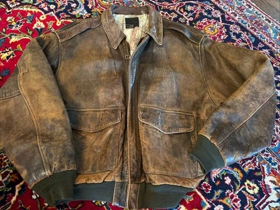 Air Force Vintage Leather Jacket  - Image 1 of 4