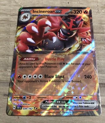 Incineroar ex 034/162 Sv05: Temporal Forces Holo - Image 1 of 4