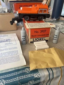 LIONEL 3927 #9 Vintage-TRACK CLEANING  Blue letter Variation C-8 with Orig/ BOX - Picture 1 of 9