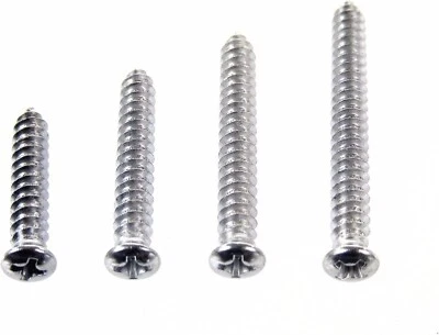 #10 Phillips Oval Head Screws- 1" to 1-3/4" Long- 25 Ea #2085 (2035-2038)BB Foto 1 de 4