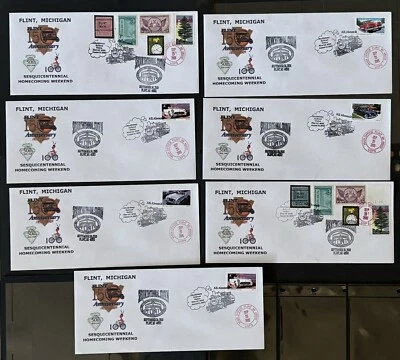63015 2005 Set Of 7 Cover Limited signature? of Designer? Flint Michigan 50th - Image 1 of 4