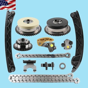 VVT Sprocket Timing Chain Kit For Cadillac 2013-2019 ATS CTS / 2016-2018 CT6 2.0 - Picture 1 of 9