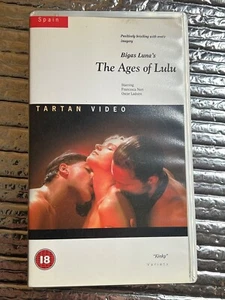The Ages Of Lulu (Bigas Luna, 1990) VHS PAL/Tartan/Spanish + Eng Sub/18/Checked✓ - Picture 1 of 4
