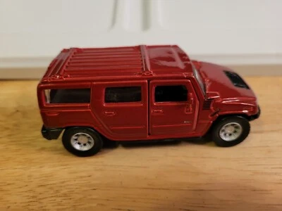 Kinsmart 2008 Hummer H2 SUV 1/32 Scale Diecast - Red - Image 1 of 3