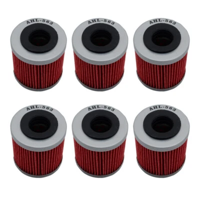 6X Oil Filters For Aprilia Rxv Sxv 450 550 06-15 Derbi Terra 4T 125 Gpr Mulhacen - Image 1 of 4