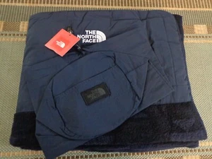 Blanket Throw NWT The North Face Dunraven Sherpa 56x62” Navy - Picture 1 of 12