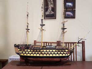 Large HMS Victory Model Ship 1:78 Mantua 1992 Completed Finished 